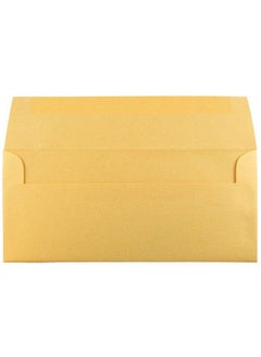 JAM Paper 10 Metallic Business Envelopes 4 1 8 X 9 1 2 Gold Stardream 50 Pack  - Image 3