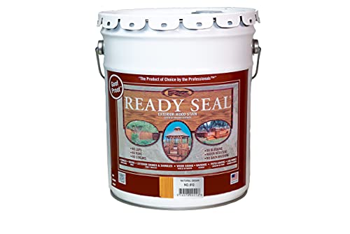 Ready Seal 512 5-Gallon Pail Natural Cedar Exterior Stain and Sealer for Wood - Image 1