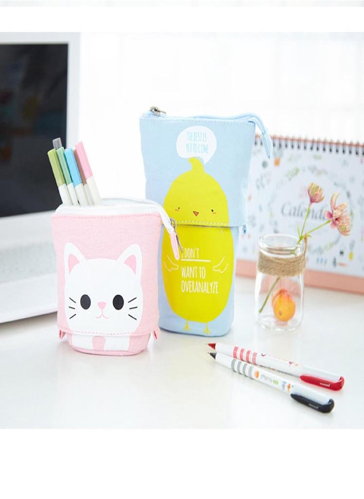 Eckek - Sagit Adjustable Pencil Case,Flexible Big Pencil Bag,Large Pen Bag,School Supplies - Image 1