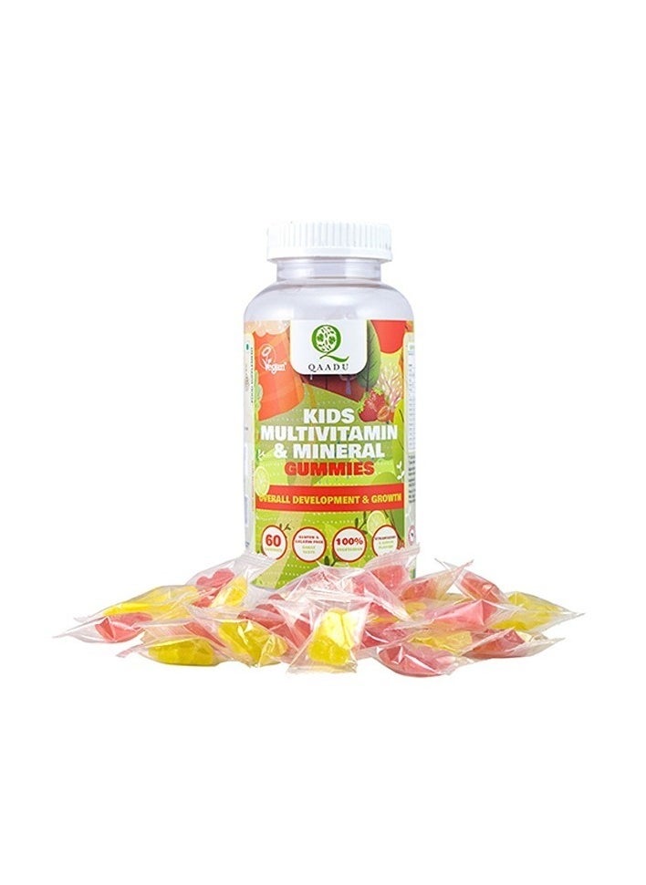 QAADU Kids Multivitamin & Mineral Gummies 60's 