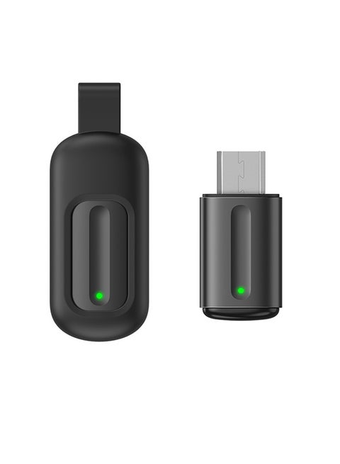 Smartphone IR Mini Adapter, Smart App Control Mobile Phone Remote Controller, Mobile Phone Smart Infrared Transmitter, Durable Infrared Remote Control For TV AC Projector Fan, (1pc, Micro Black)
