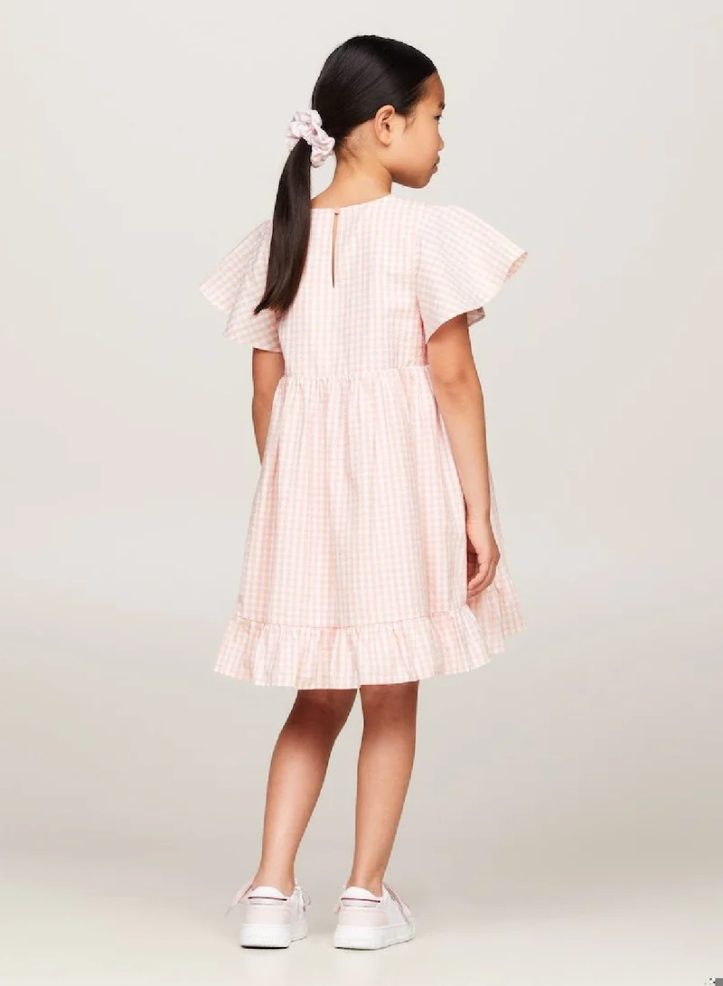 TOMMY HILFIGER Gingham Ruffle Dress