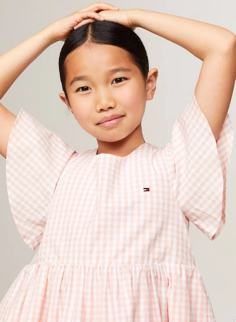 TOMMY HILFIGER Gingham Ruffle Dress