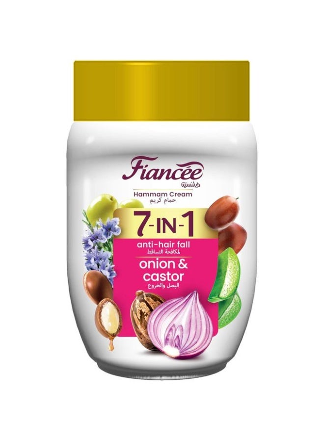 FIANCEE Hammam Cream 7 IN 1 With Onion & Castor Anti-Hair Fall - 950ML