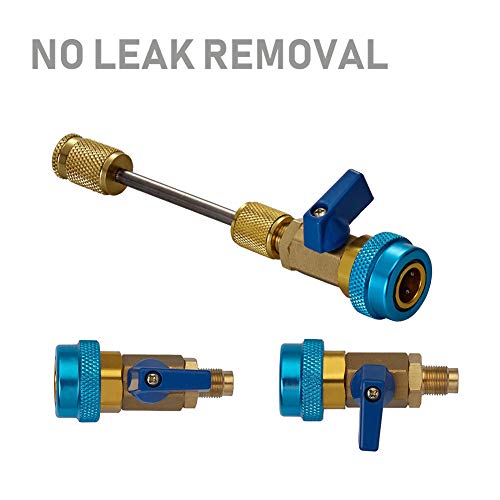 Lichamp مجموعة أدوات إزالة وتركيب صمامات Lichamp للسيارات AC R134A R1234YF، لصمامات القياس القياسية وJRA - Image 4