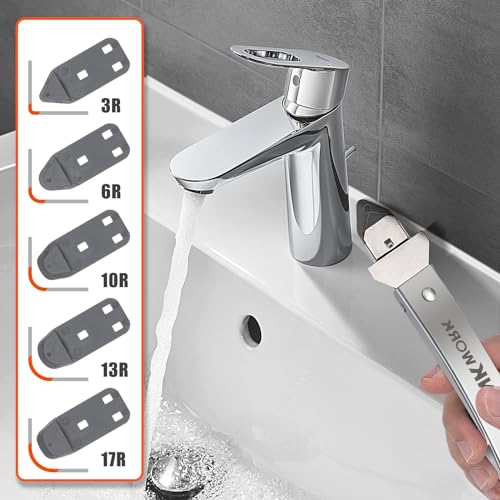 THINKWORK Caulking Tool Kit, 4 in 1 Caulk Remover Tool, Stainless Steel Caulk Tool for Kitchen Bathroom Window Sink Tile Joint, Silver - Image 4