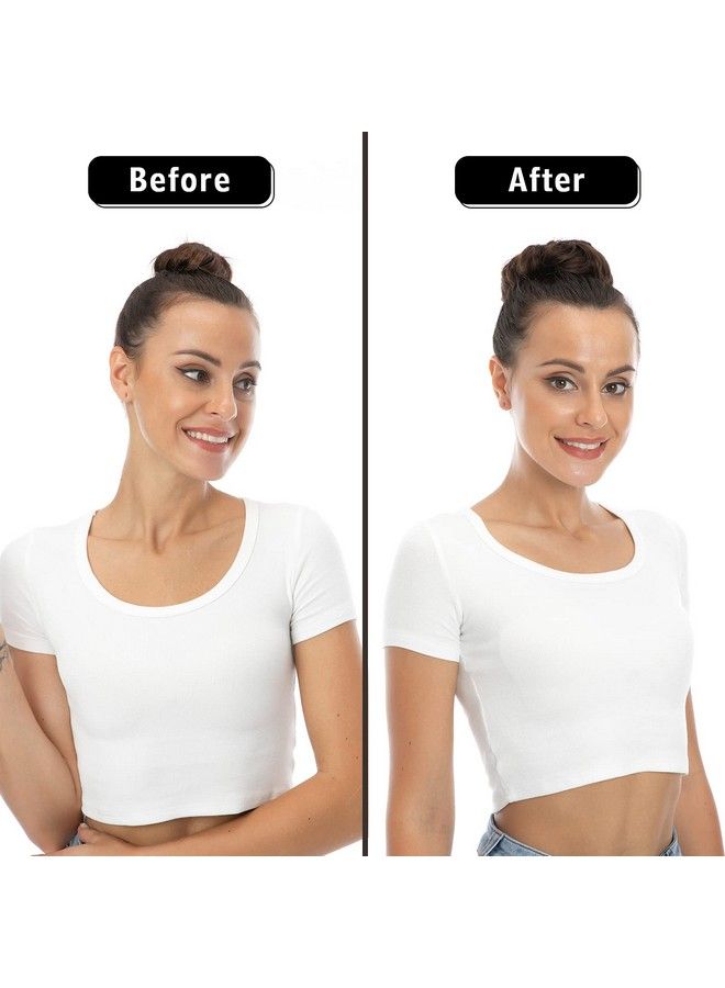 Bella Hair 100% Real Human Hair Scrunchies For Women Natural Looking Elastic Messy Bun Hair Piece Extension (1B Natural Black) - Image 5