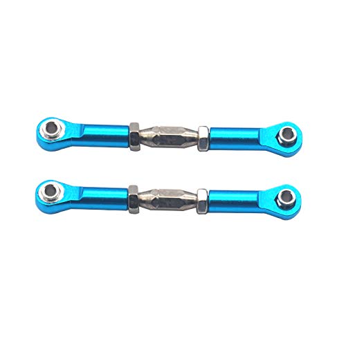 Share Goo 4Pack ShareGoo Aluminum Alloy RC Turnbuckle Rod Steering Linkage Servo Link Pull Rod Tie Rod 62mm-75mm Compatible with Redcat Volcano EPX HPI HSP 94111 1/10 RC Car Monster Truck - Image 5