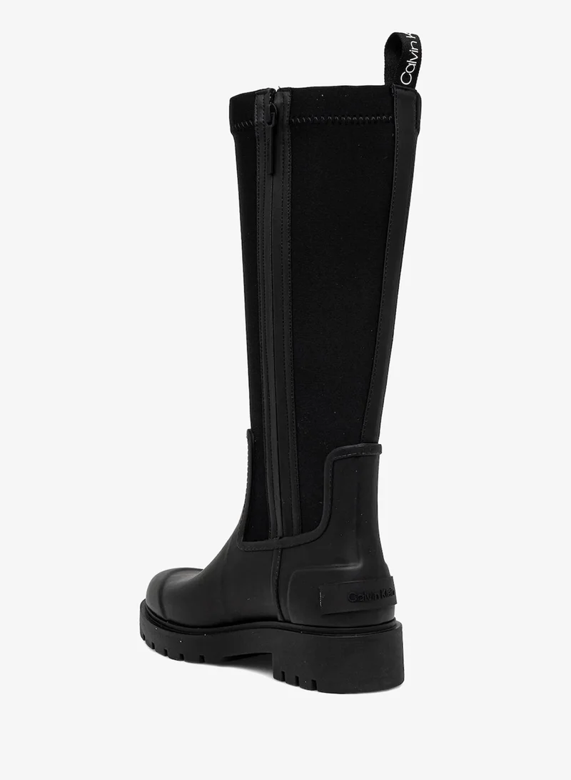 Calvin Klein Jeans Tall Heeled Flexible Lug Sole Rainboots