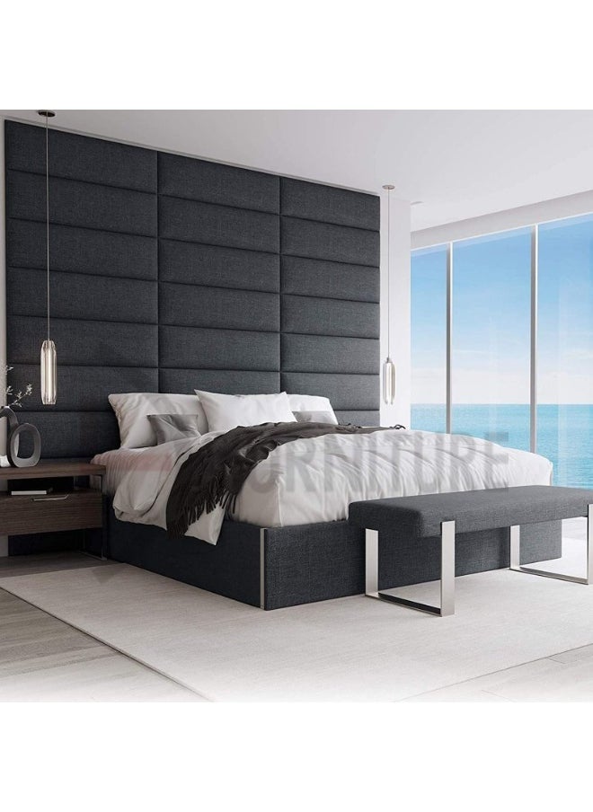 DIVINE FURNITURE Complete Upholstered Wall Panel Headboard Bed  - Image 3