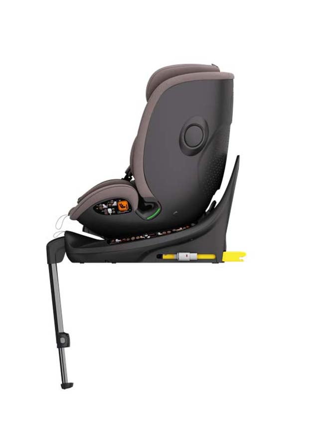 Leclercbaby ORO 360° Rotating i-Size Car Seat + ISOFIX Base, 40-150 cm – Truffle - Image 4