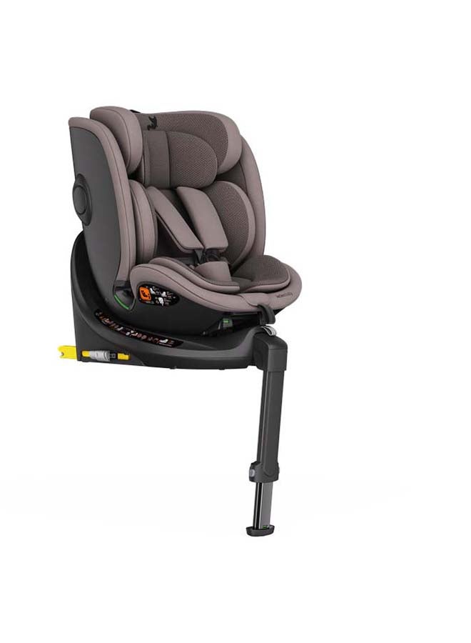 Leclercbaby ORO 360° Rotating i-Size Car Seat + ISOFIX Base, 40-150 cm – Truffle - Image 3