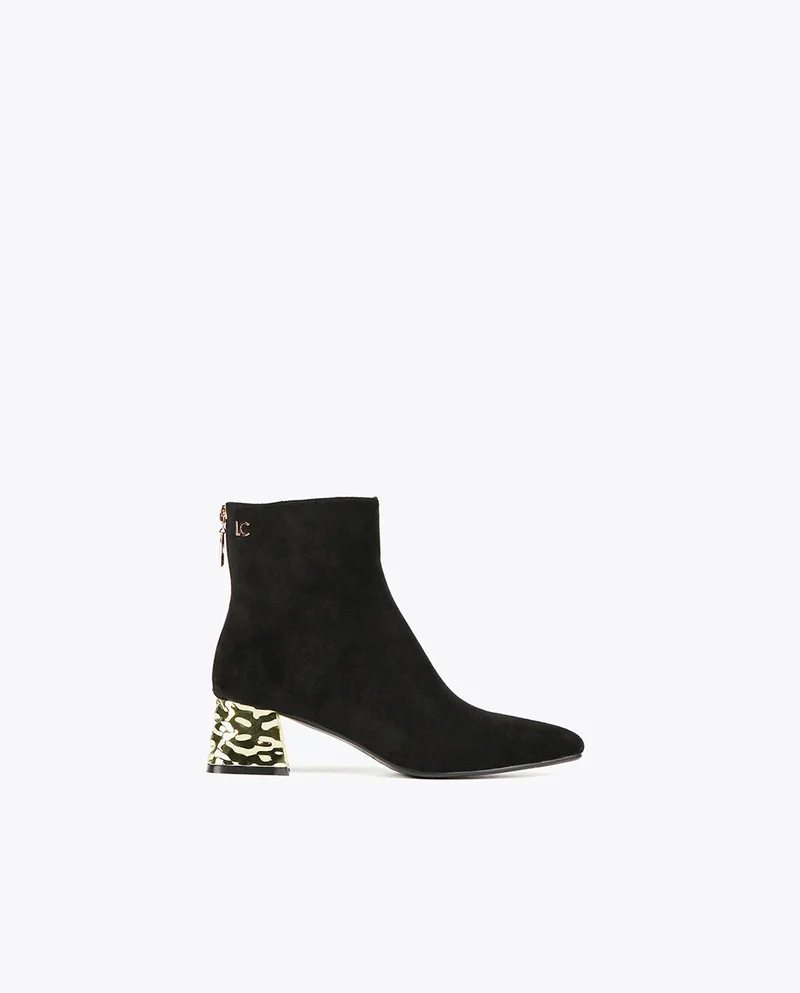Lola Casademunt Ankle boots with golden heel