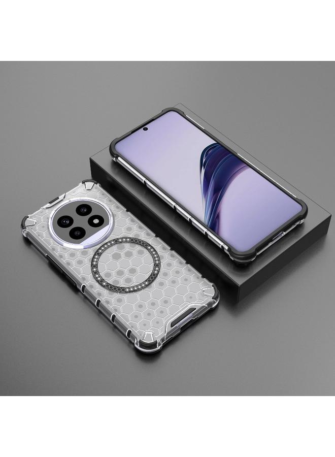 اس-توب جراب لهاتف Realme 13 Pro 5G Global Honeycomb Magnetic Ring جراب هاتف مقاوم للصدمات - Image 2