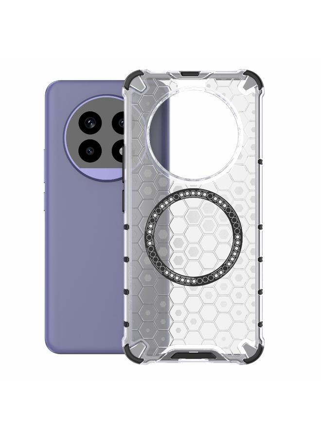 اس-توب جراب لهاتف Realme 13 Pro 5G Global Honeycomb Magnetic Ring جراب هاتف مقاوم للصدمات - Image 4