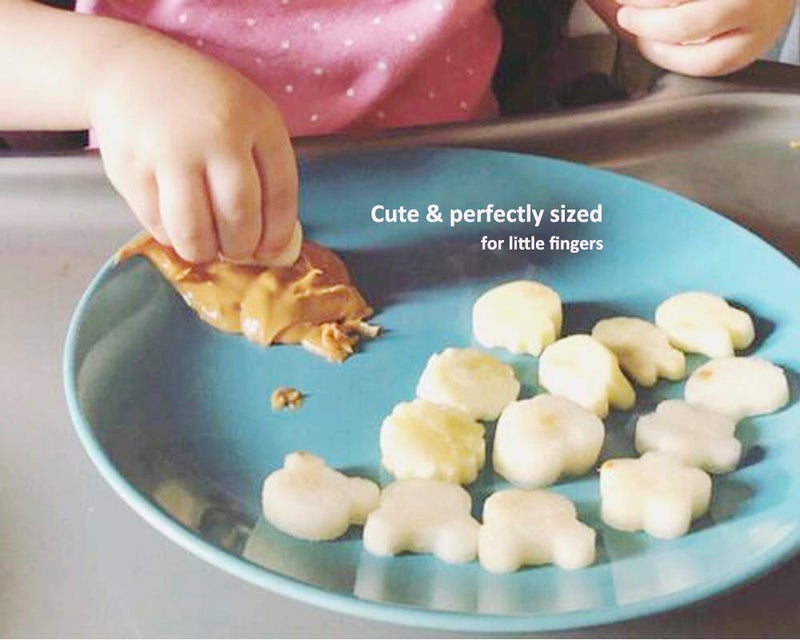 Cofe-BY DIY Veggies Cutter set 12pcs, Flower Star Animals Shapes Mini Fruit Cutters Decorating Kits for Cookies Fondant Cake Decoration Kids Food Bento Box Baking Supplies Home Essentials - Image 4