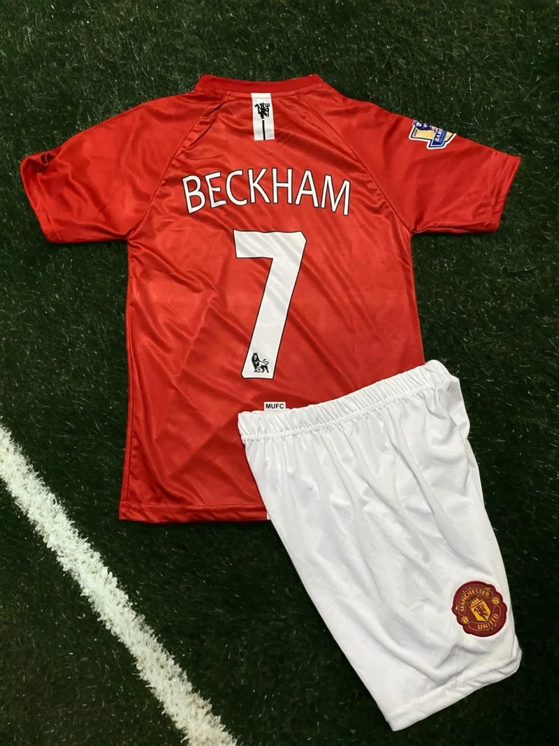 North Stand Nostalgic Manchester United David Beckham Kids Jersey
