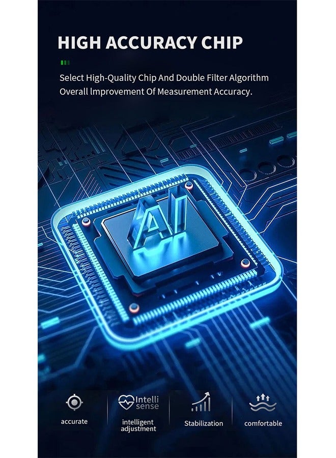 general Arm Style Electronic Electronic Blood Pressure Monitor, Upper Arm Blood Pressure Monitor, Adjustable Cuff Digital BP Machine, LCD Display Home Automatic BP Monitor, Memory Voice Prompt - Image 4