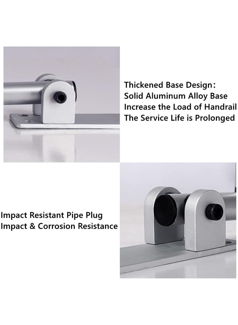 Hihonor 23.6 inch Foldable Handrail Grab Bars, Wall Mounted Toilet Safety Support for Handicap Elderly Seniors Disabled, Shower Bathroom Accessories…  - Image 3
