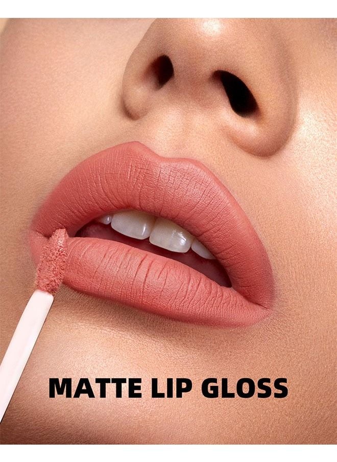 Matte Liquid Lipstick Makeup Long Lasting Wear Non Stick Cup Not Fade Waterproof Lip Gloss 12