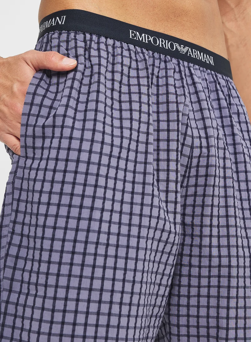 EMPORIO ARMANI Logo Drawstring Shorts