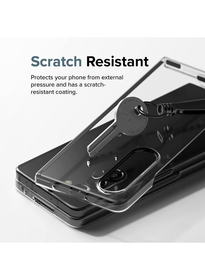 ELTRAZONE Samsung Galaxy Z Fold 6 2024 Hard PC Case – Crystal Clear, Anti-Yellowing, Wireless Charging Compatible Protective Cover - Image 5