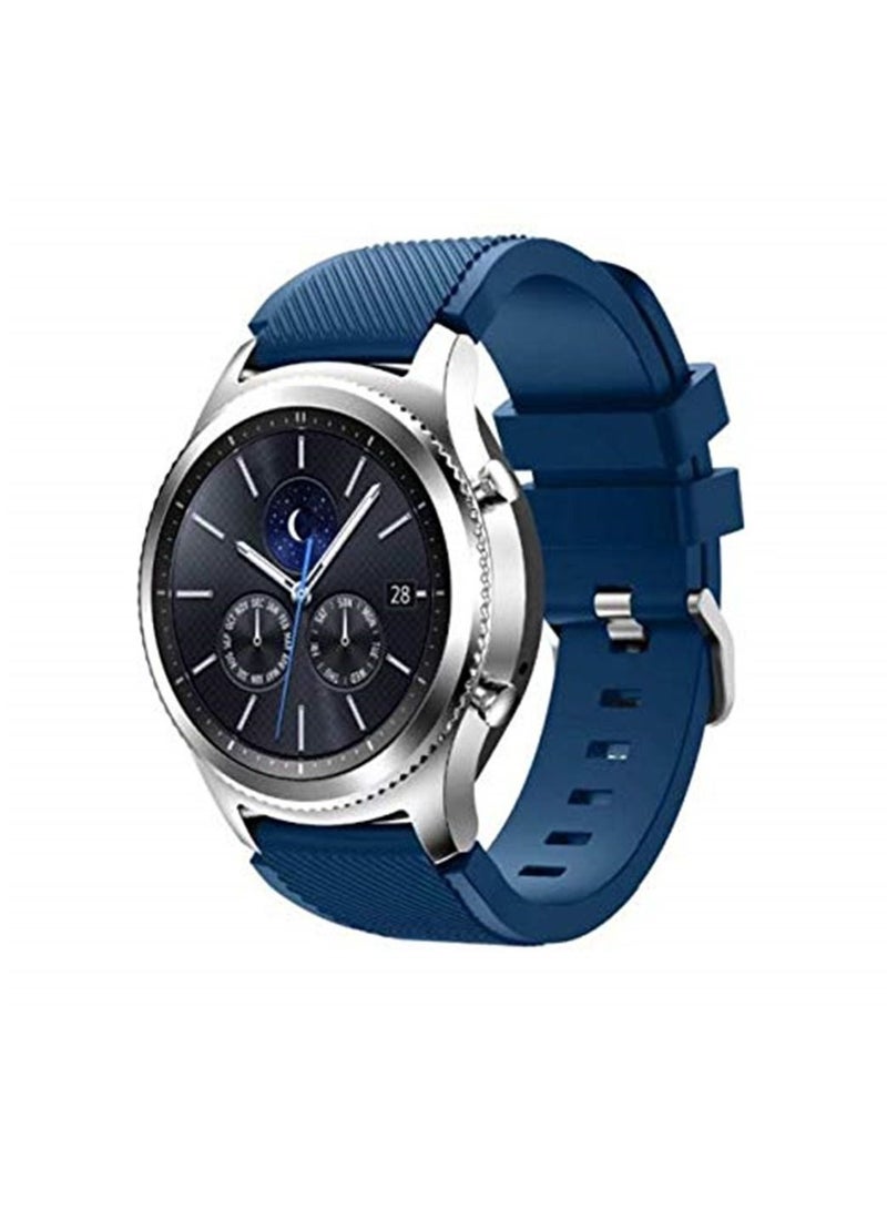 Gear S3 Frontier/Classic Watch Band Soft Silicone Replacement Sport Strap for Samsung Gear S3 Frontier / S3 Classic/Moto 360 2nd Gen 46mm Smart Watch - Image 2