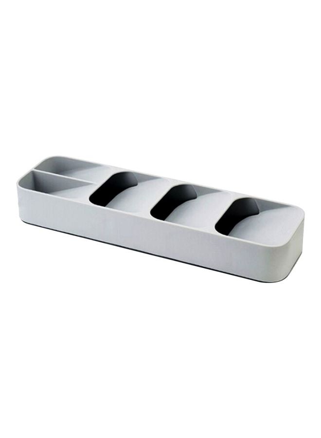 Cutlery Organizer Tray Grey 39.6x5.5x11cm - Image 1