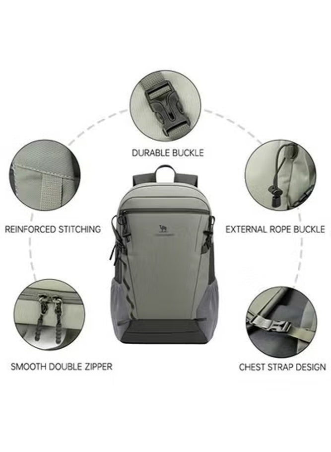 SHABILI Men's/Women's Lightweight Large Capacity Trekking Bag for Outdoor Adventures, Durable Backpack with Adjustable Shoulder Straps and Side Pockets, Water-Resistant Nylon Back Bag Sports Bag Hiking Bag - Image 4