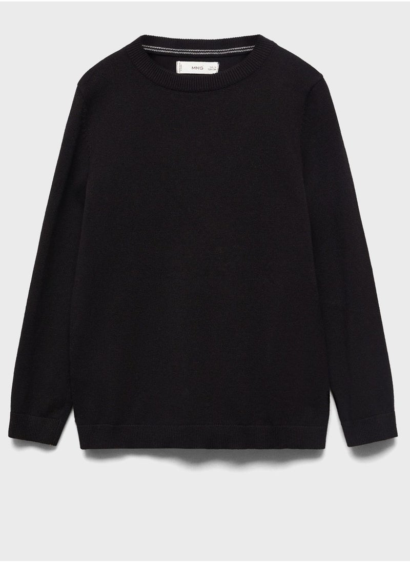 MANGO - Kids Essential Sweater - Image 1