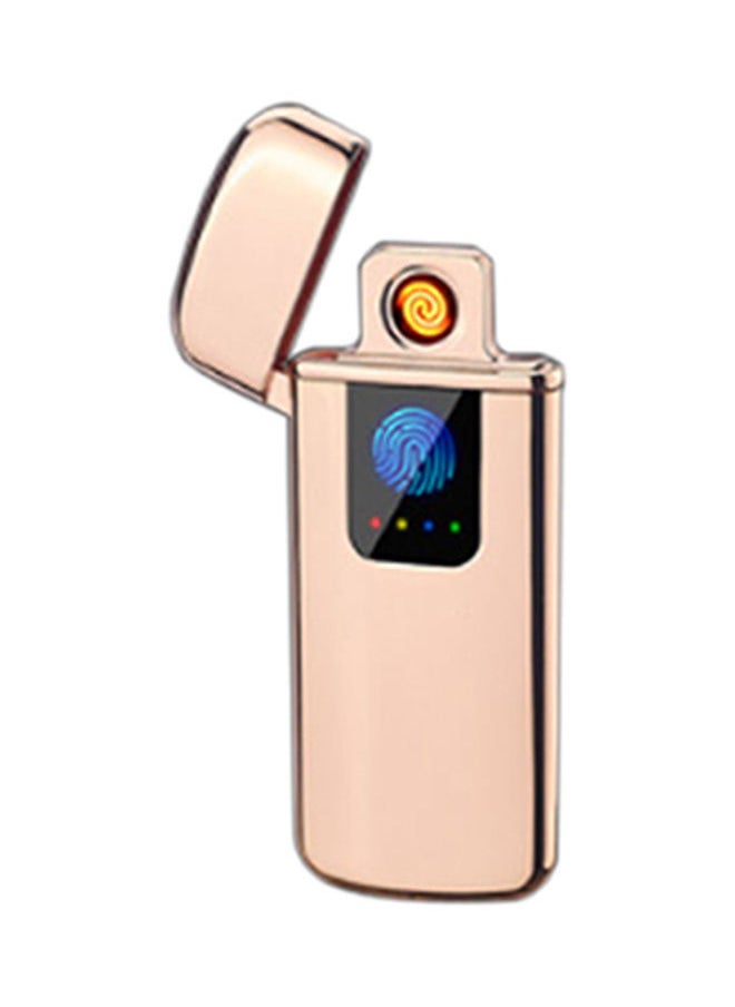 NIBEMINENT USB Rechargeable Electronic Lighter Gold 