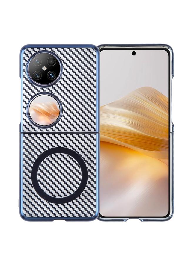 زبون جراب لهاتف Huawei Pocket 2 مصنوع من ألياف الكربون المطلية 6D، جراب شفاف من Magsafe للكمبيوتر الشخصي - Image 1