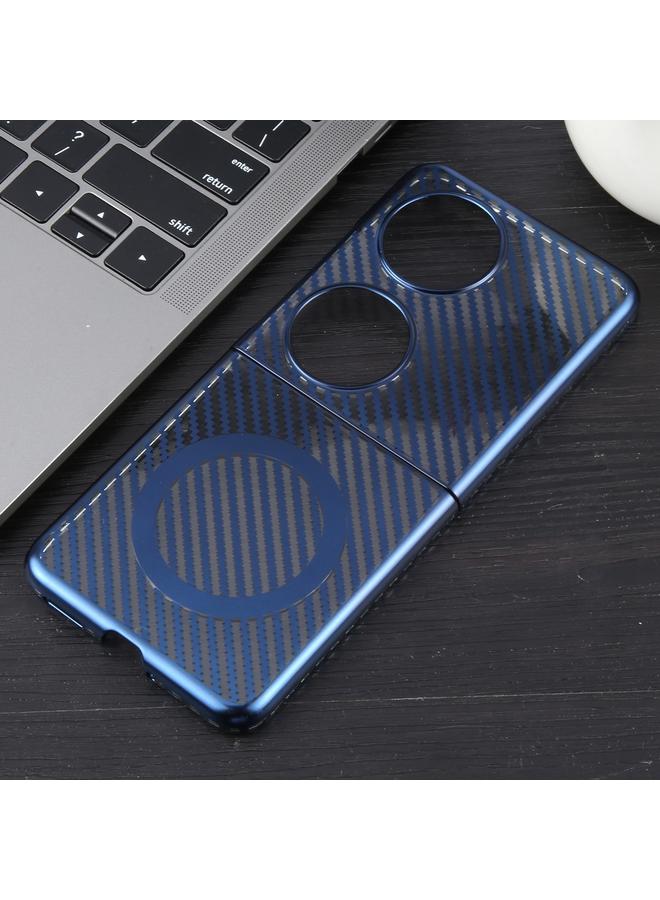 زبون جراب لهاتف Huawei Pocket 2 مصنوع من ألياف الكربون المطلية 6D، جراب شفاف من Magsafe للكمبيوتر الشخصي - Image 2