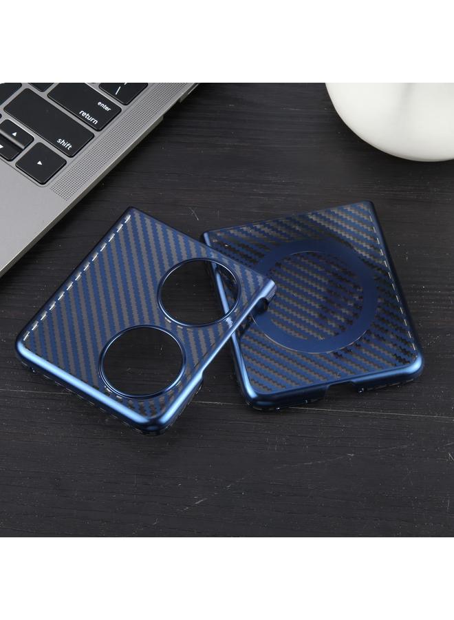 زبون جراب لهاتف Huawei Pocket 2 مصنوع من ألياف الكربون المطلية 6D، جراب شفاف من Magsafe للكمبيوتر الشخصي - Image 4