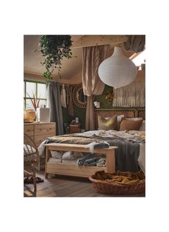 Zaboon Bench With Storage, Pine, 100 Cm  - Image 4