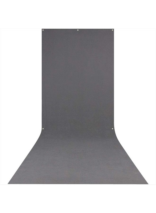 Westcott X-Drop Wrinkle-Resistant 5' x 12' (1.52 x 3.66m) Sweep Backdrop for Headshots, Full-Body Photoshoots & Product Photos - Portable and Travel Friendly (Neutral Gray) - Image 1