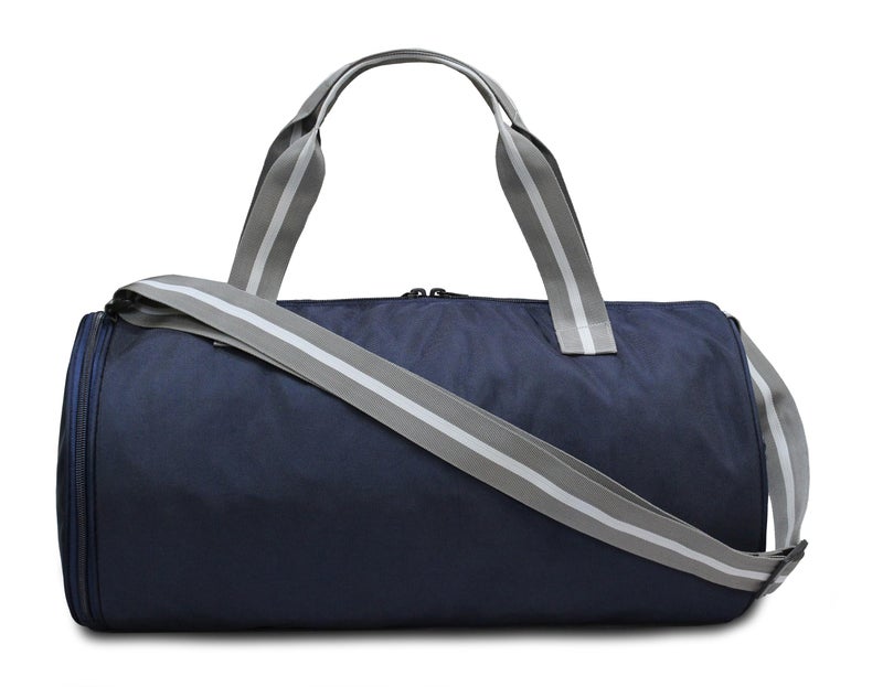 Sfane Polyester Duffle/Gym Bag/Sports Bags/Gym Bag with Separate Shoe Compartment (Navy) - Image 5