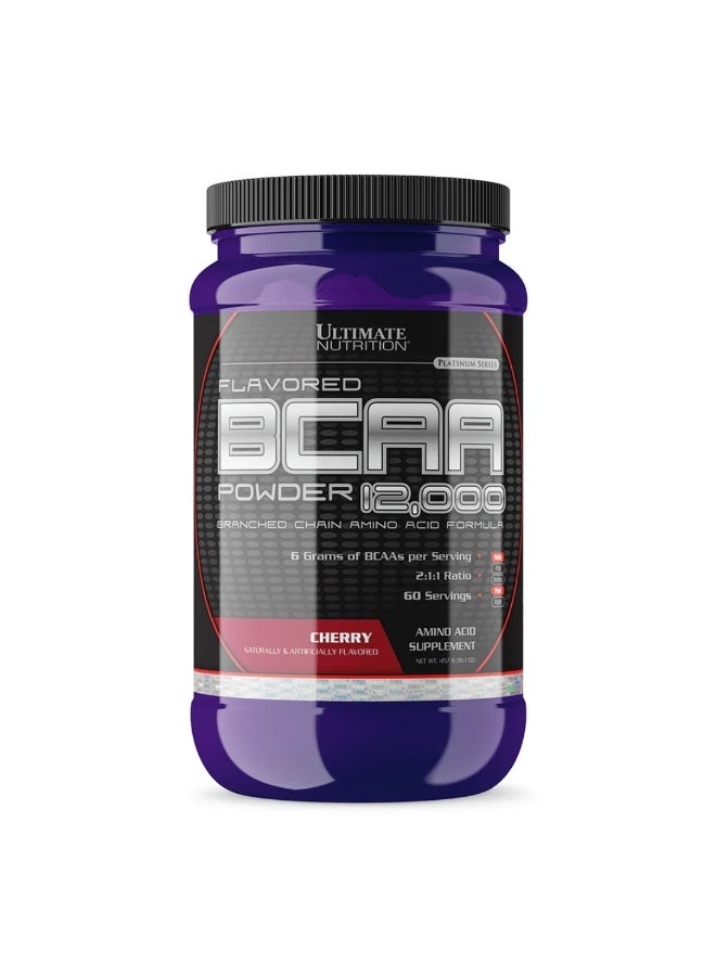 أحماض أمينية متفرعة السلسلة (BCAA) من ألتيميت نيوتريشن، 60 حصة، بنكهة الكرز
