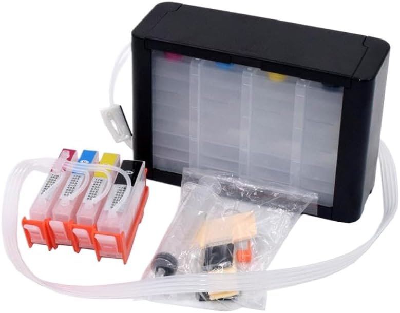 Continuous Ink System 4 Colors 564XL Compatible with HP Photosmart B209A B210A B109A Printers - Image 5