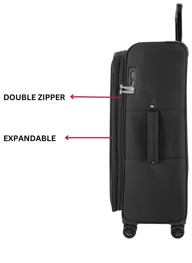 pierre cardin - Pierre Cardin Lightweight Luggage Set of 3 for Travel, Softside Suitcase Set With TSA Approved Lock, - Image 1