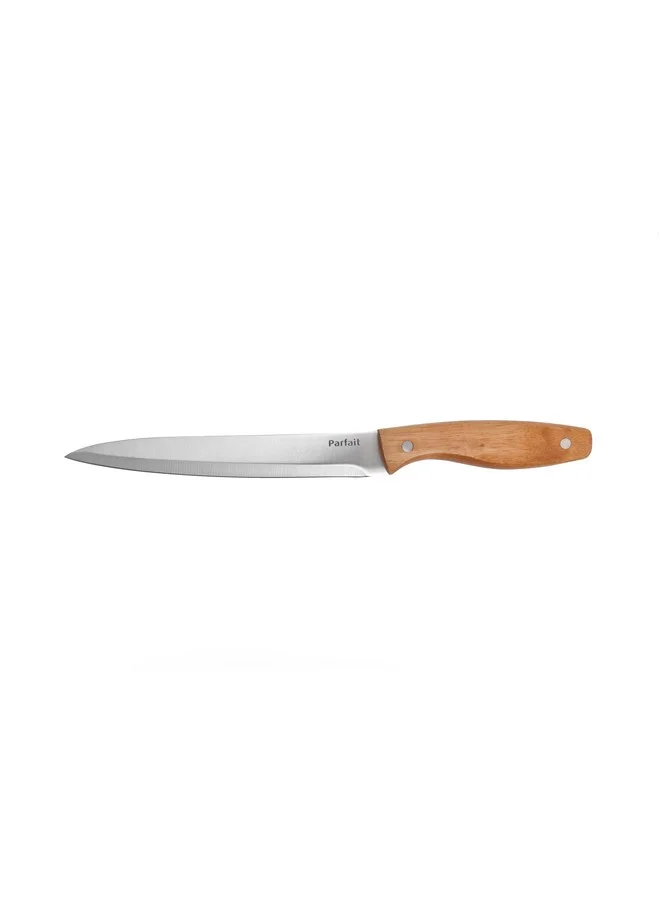 PARFAIT Slicer Knife with Wooden Handle Silver and Brown 2.6 x 3 x 33.9 cm N-A555KD0003