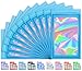 TIFICAL 100 PCS Mylar Holographic Bags Smell Proof Bags Clear Resealable Bags Valentines Day Decorations Gift Baggies for Bracelet Lipgloss Eyelash Jewelry Packaging Blue 3x5 Inch - Image 1