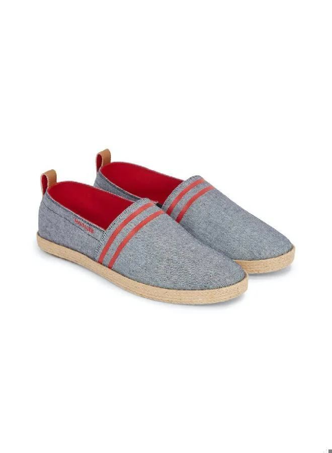 Tommy Hilfiger grey Linen Chambray Stripe Espadrilles for Men | Best Price UAE