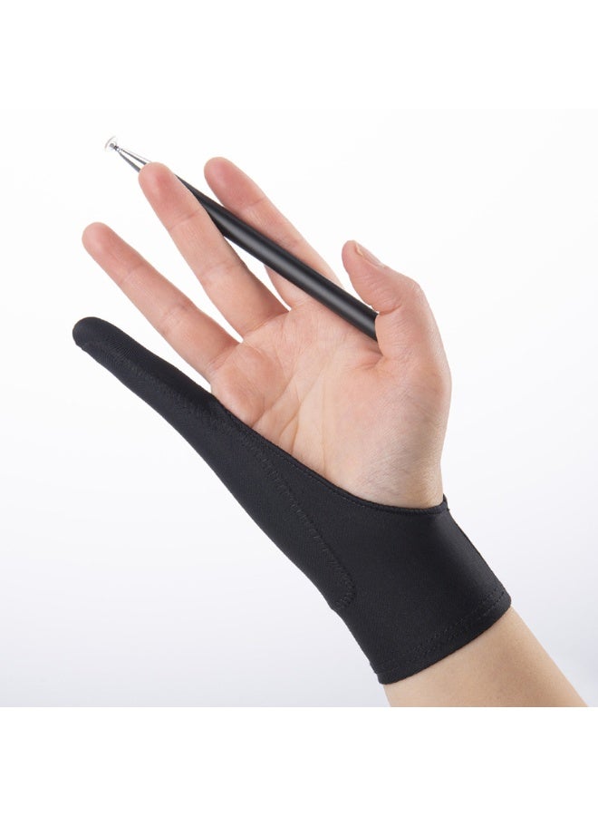 3-Layer Palm Rejection Digital Art Gloves, Single-Finger Drawing Gloves for Tablet, M - Image 1