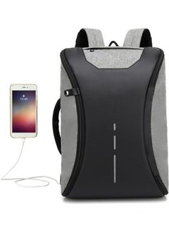 Stylish Laptop Bag Grey/Black