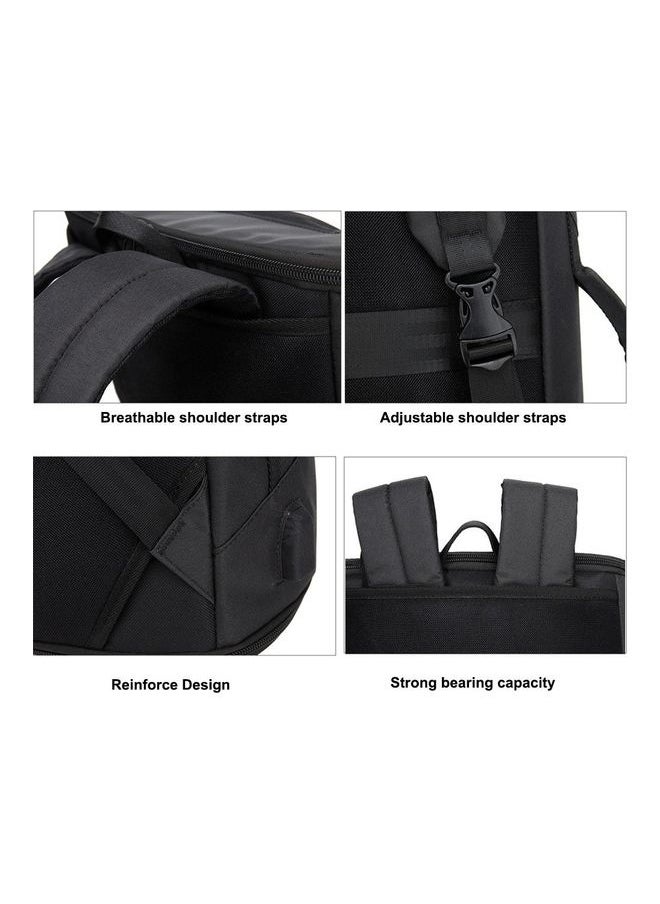 NIBEMINENT - Stylish Laptop Bag Grey/Black - Image 1
