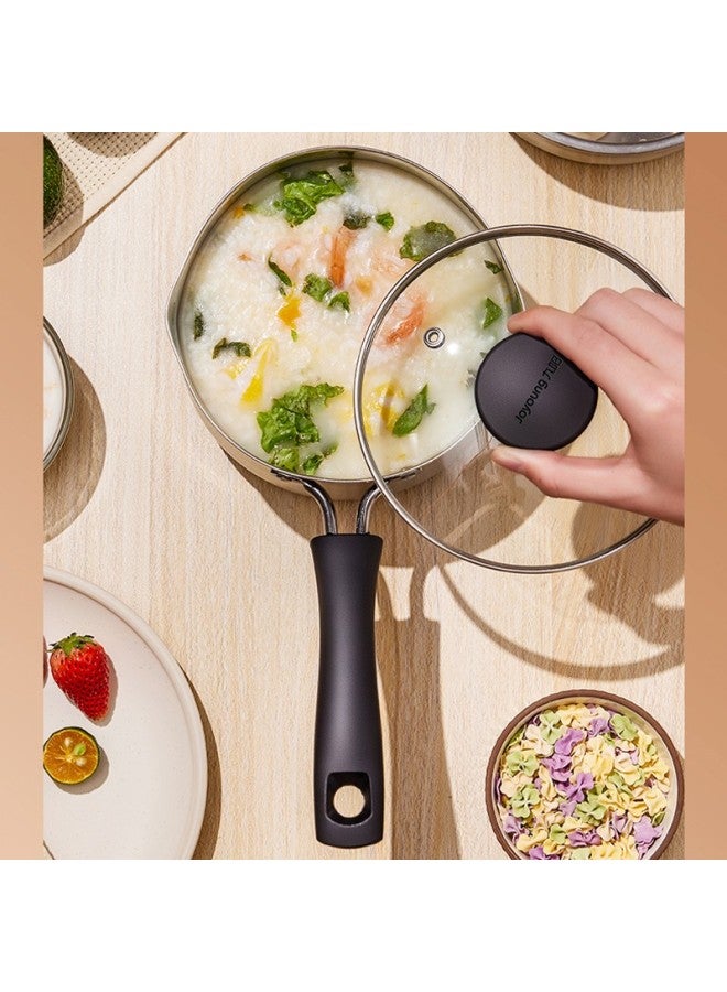 Joyoung Milk Pot, Baby Food Pot, 316l Stainless Steel, Noodle And Milk Heating Pot, Compatible With Gas And Induction Cookers, Small Soup Pot, Cj161 - Image 5