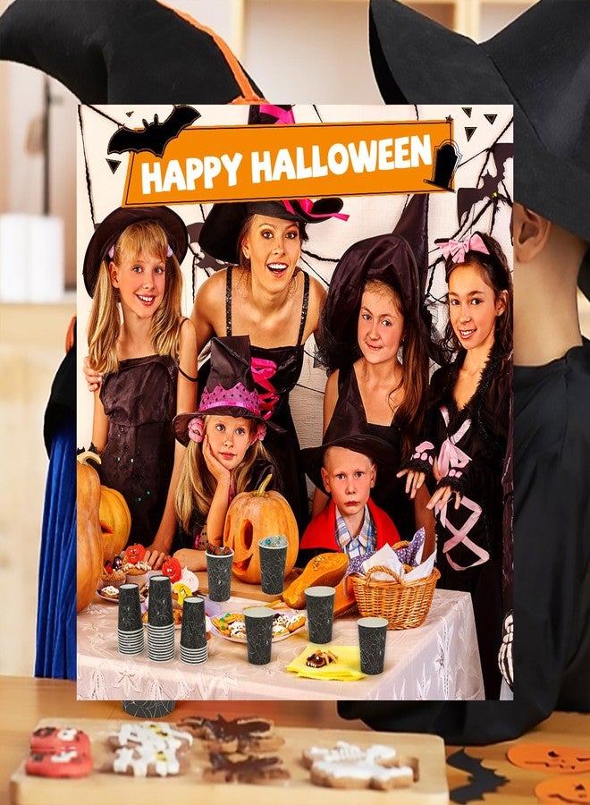 ATFUNSHOP Halloween Disposable Cups 30PCS Spiders Web Party Paper Cups 9OZ - Image 5
