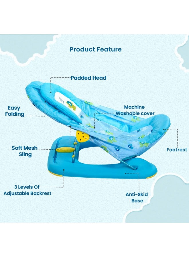 Mee Mee Baby Bather (Anti Skid Spacious, Blue)(Pack of 1) - Image 3