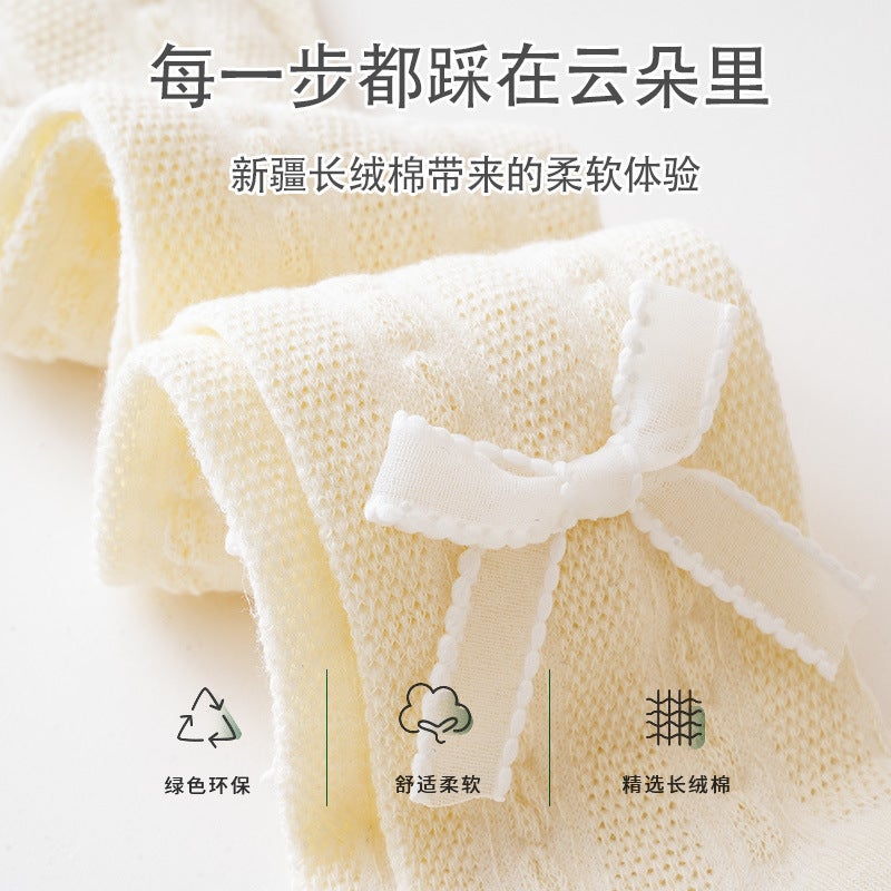 Mesh Baby Leggings Summer Leggings Girls Pantyhose Cute Wind Princess Solid Color Pantyhose A Generation Of Hair - Image 4